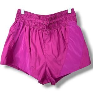 Free People Movement FP Violet High Rise Elastic Waist Running Shorts Small